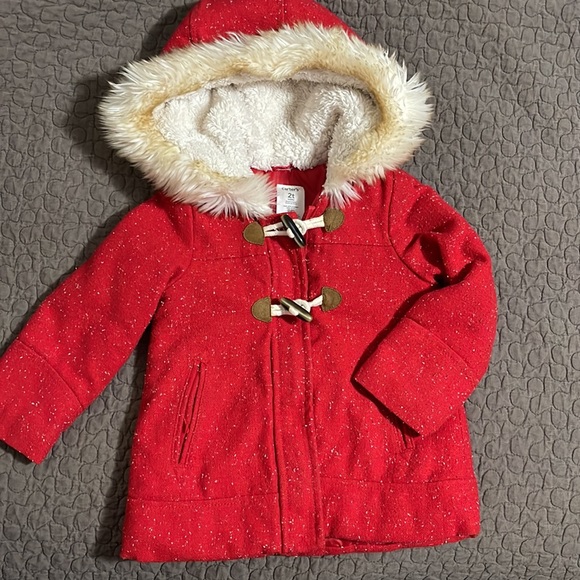 ✨Carter’s Red Toddler Coat✨ - Picture 7 of 11